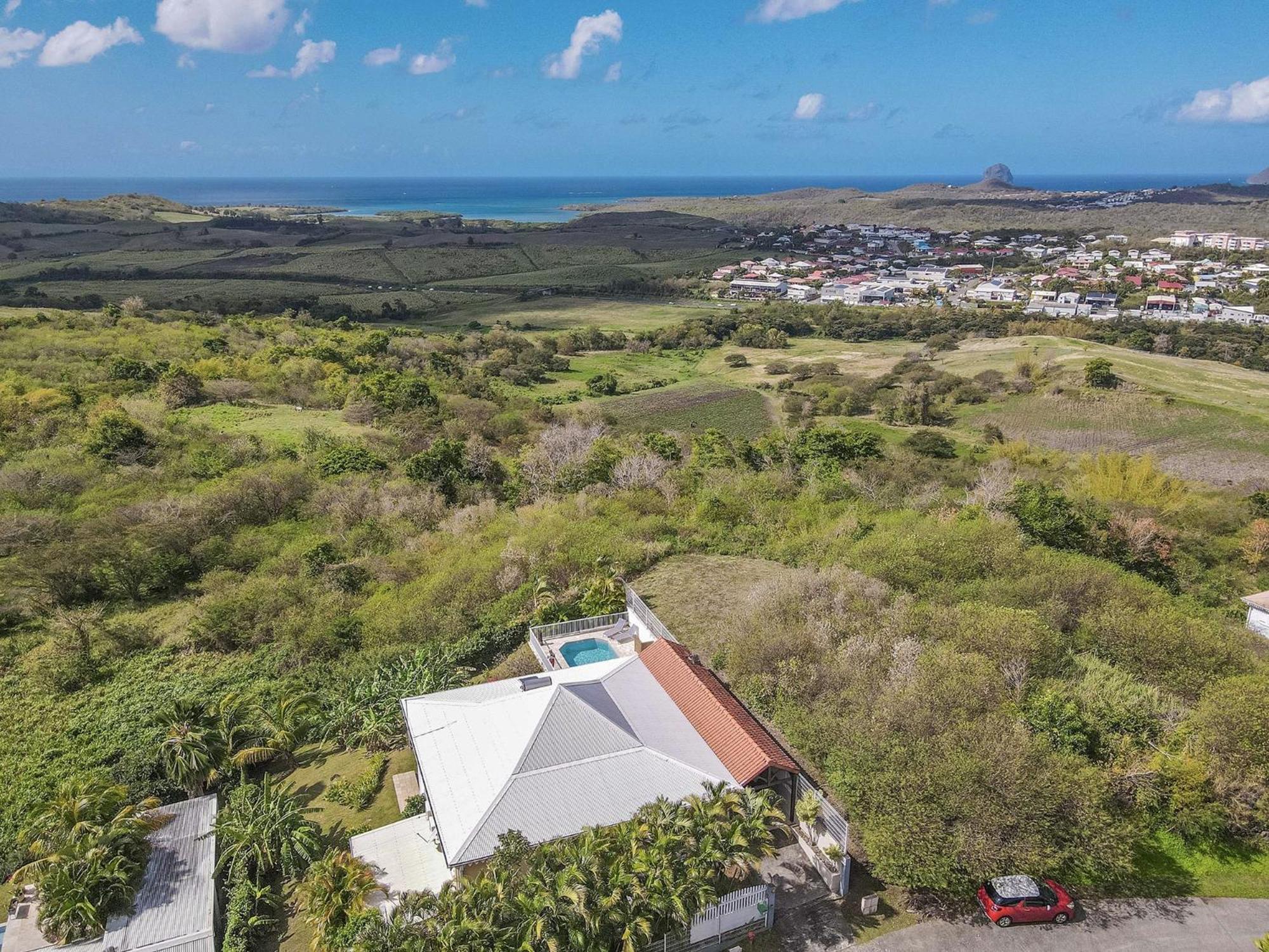 Villa Carib Turquoise : 4 Ch, Grande Piscine, Vue Sur Sainte-Lucie Riviere-Salee Exterior foto